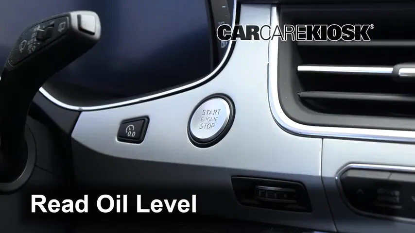 2017 Audi Q7 Premium 3.0L V6 Supercharged Huile Vérifier le niveau de l'huile